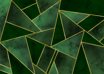 绿色几何拼接背景图片_绿色大理石拼接抽象背景