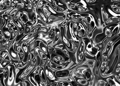 精简背景背景图片_黑色金属光泽抽象流动液体背景