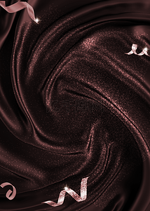 布匹丝绸背景图片_棕色螺旋状布匹背景