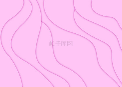 粉色纯色渐变背景背景图片_粉色纯色背景渐变波浪扭曲剪纸