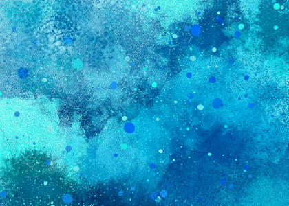 水彩青色颗粒质感背景
