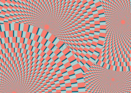 抽象方格螺旋光学错觉背景