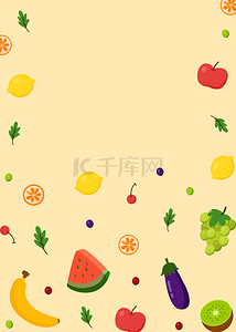 绿色苹果背景图片_食物平铺背景