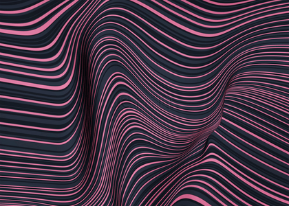 粉紫色3d立体抽象波浪线条背景