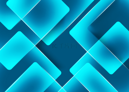 几何简约格子背景图片_蓝色系商务几何抽象背景