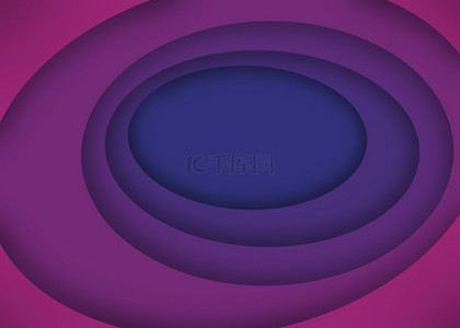 蓝紫色剪纸效果抽象背景