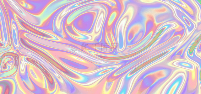 流动彩色全息渐变镭射背景