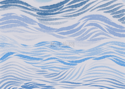 海洋线条背景图片_蓝色海洋渐变线条背景