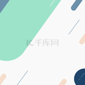 撞色块背景图片_绿色色块创意几何线条背景