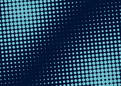 抽象半色调背景图片_抽象半色调蓝色网状圆点图