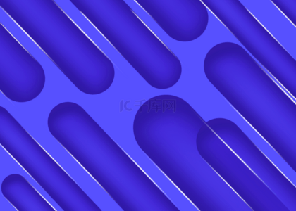 紫色系抽象圆角几何商务背景