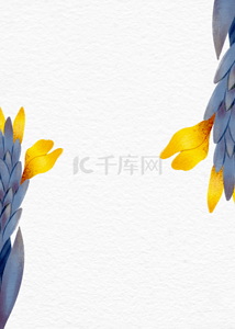 质感花卉背景图片_创意蓝色质感花卉背景