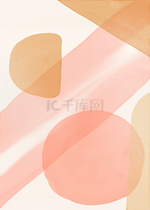 渐变水彩风格背景图片_粉色棕色渐变水彩极简主义壁纸背景