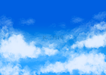 蓝色云彩天空背景图片_蓝天白云天空背景