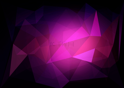 紫色低边三角形渐变背景