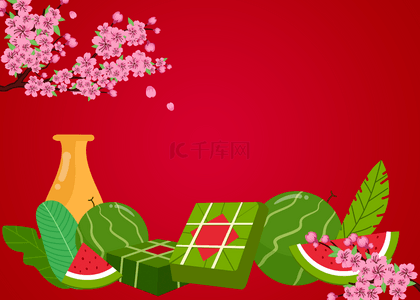 欢乐春节背景图片_特色春节礼品越南春节背景