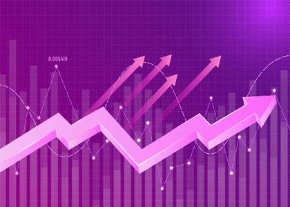 走势箭头背景图片_商务金融股市背景