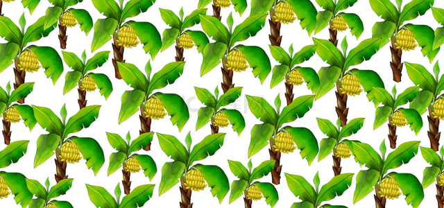 植物光效背景图片_香蕉树植物光效背景