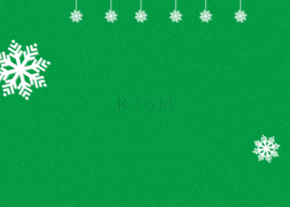雪花壁纸背景图片_绿色质感颗粒雪花背景