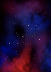 宇宙背景图片_彩色的星云和星系背景