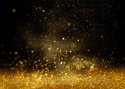 明暗交替黄金颗粒灰尘背景