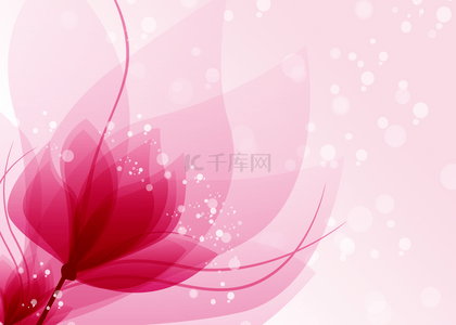 抽象光点背景图片_抽象光点几何花卉背景