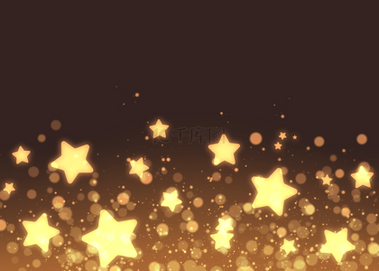 星星发光梦幻背景