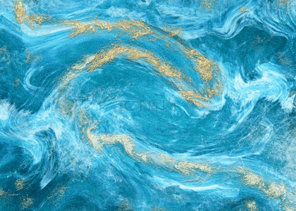 蓝色金沙背景背景图片_金沙蓝色海洋流动抽象纹理背景