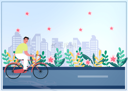自行车轮毂主图背景图片_世界自行车日绿色出行背景
