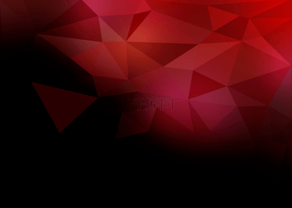低边三角形红色立体背景