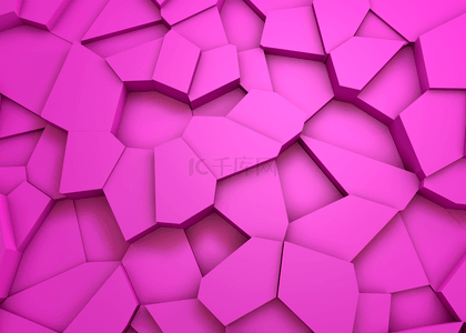 立体紫色背景背景图片_紫红色3d起伏立体质感破碎背景