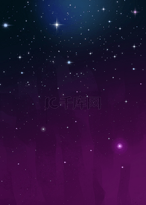 紫色的抽象风格星空