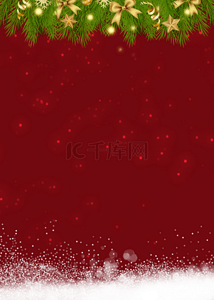 红色简单几何创意纹理圣诞节背景
