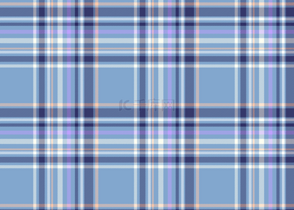 蓝色格子纹理背景蓝色格子线条笔刷创意背景可爱蓝色卡通小熊手账背景