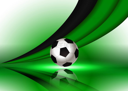 欧元杯背景图片_足球运动倒影绿色