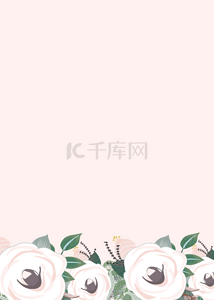 水墨画花朵背景图片_简约水墨画花朵壁纸