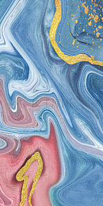 大理石纹路抽象彩色手机壁纸