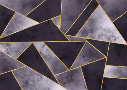 组合边框线条背景图片_深紫色大理石几何拼接背景
