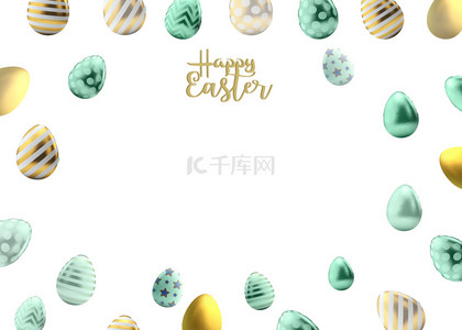 复活节快乐背景图片_可爱简单的彩蛋背景