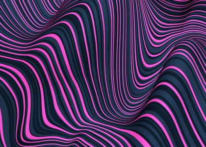 3d立体抽象墨紫色波浪线条背景
