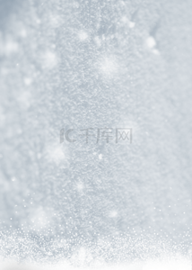 几何冬季背景图片_银色简单几何创意雪花背景