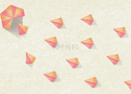 粉色几何立体背景背景图片_三角形抽象几何立体背景