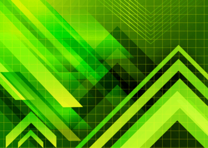 绿色商务抽象几何背景