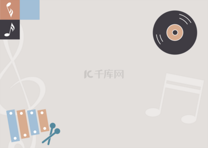 Pre-k 音符的俏皮音乐主题