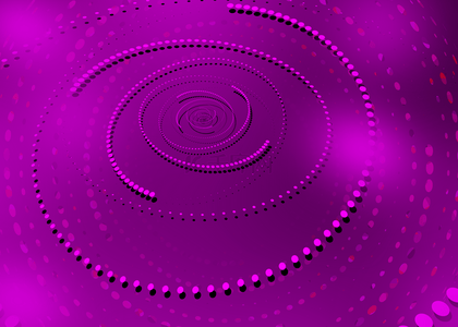 几何抽象发光紫色圆形线条背景