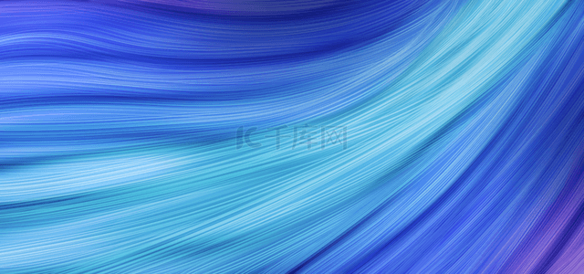 青蓝色光纤曲线线条壁纸背景