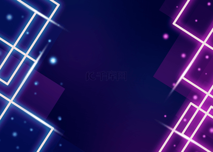 电脑紫色背景背景图片_现代技术光效蓝紫色发光背景