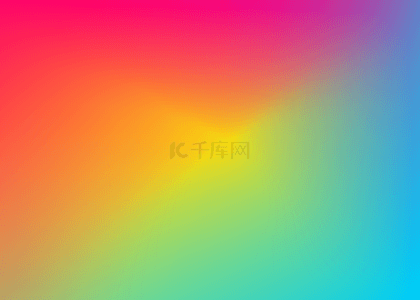 红黄绿渐变色彩彩虹背景