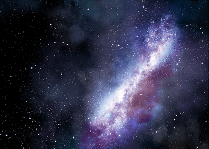 可爱介绍背景图片_星星星系星空夜空光晕背景