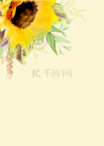 向日葵花背景背景图片_黄色现代风格美丽的向日葵花壁纸